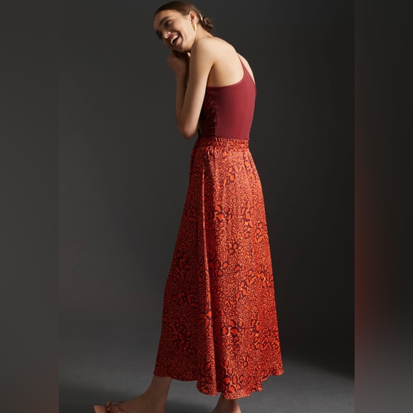Farm x Anthropologie Printed Midi Skirt - Picture 4 of 11